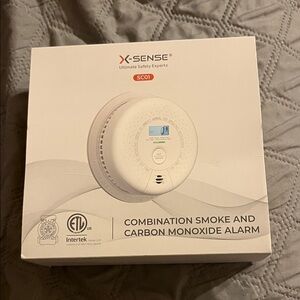 New White Smoke and Carbon Monoxide Alarm
